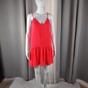 Alya Women's Spaghetti String Coral Sundress Size Small (NWT)